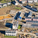 Image aérienne du projet Geessewee à Belvaux